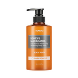 Honey & Macadamia Pure Body Wash - Baby Powder