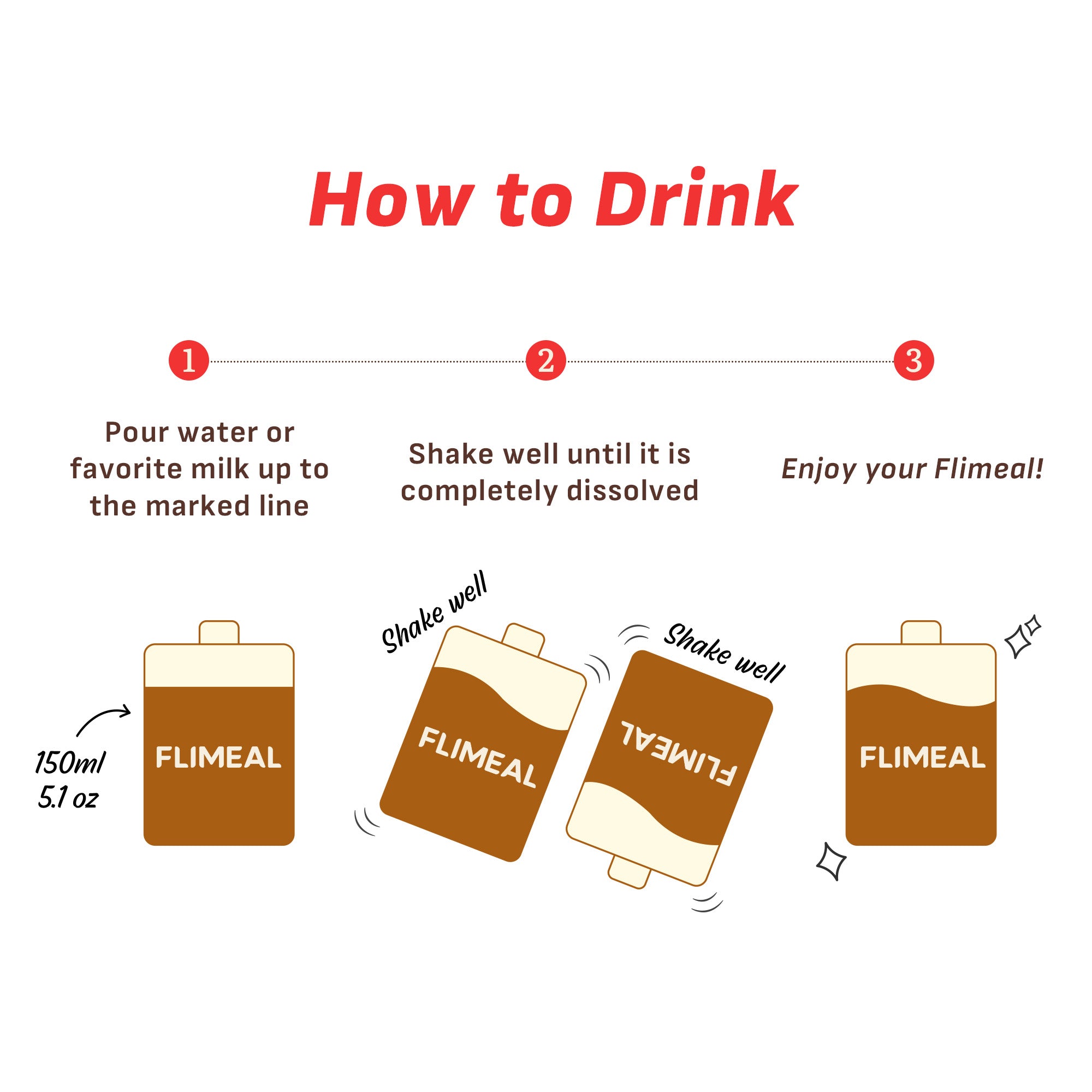 Brown 17Grains Protein Shake Pouch