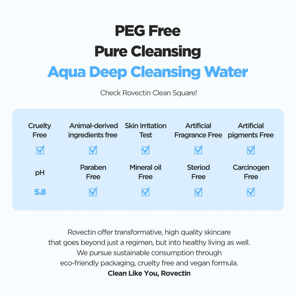 Aqua Deep Cleansing Water