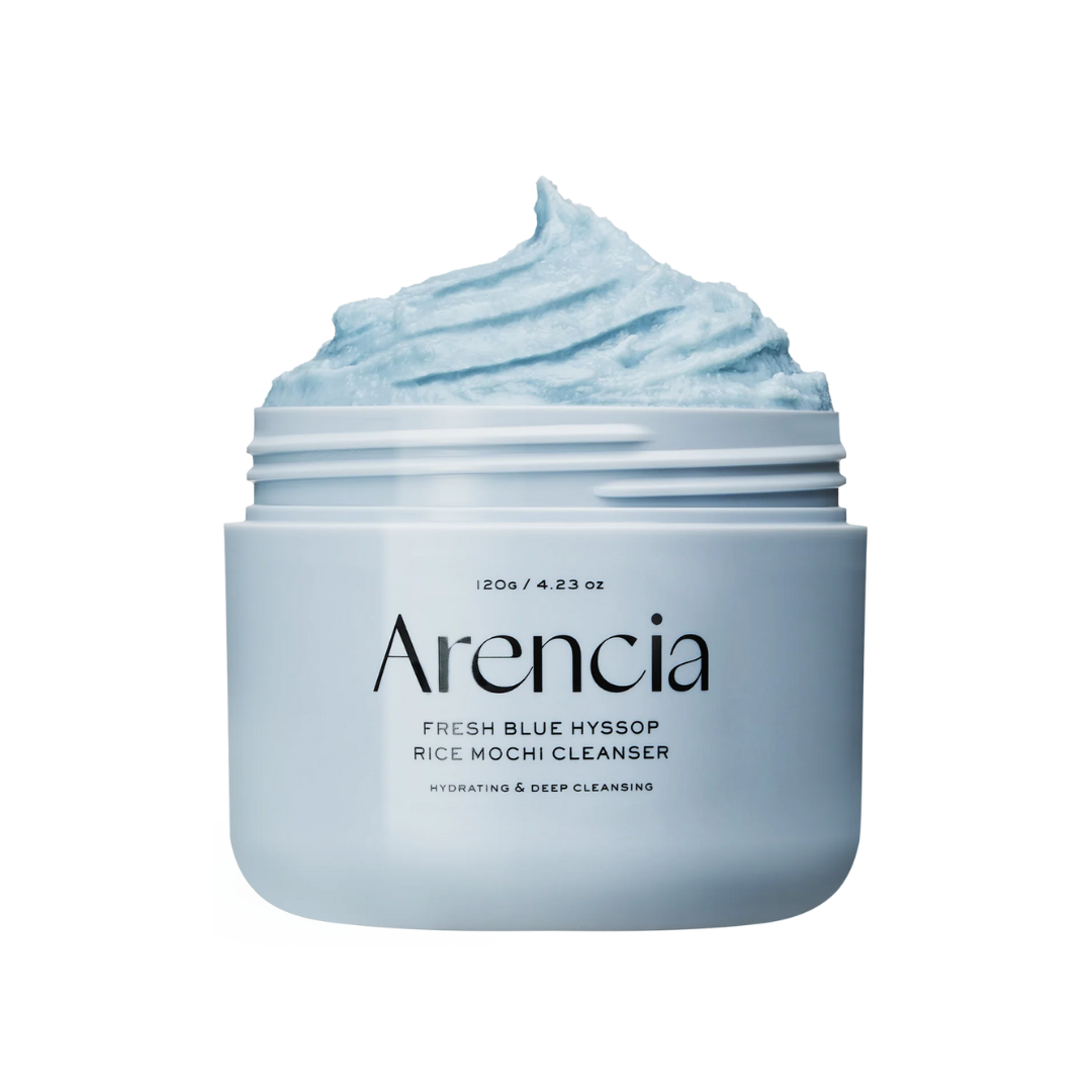 Blue Hyssop Rice Mochi Cleanser