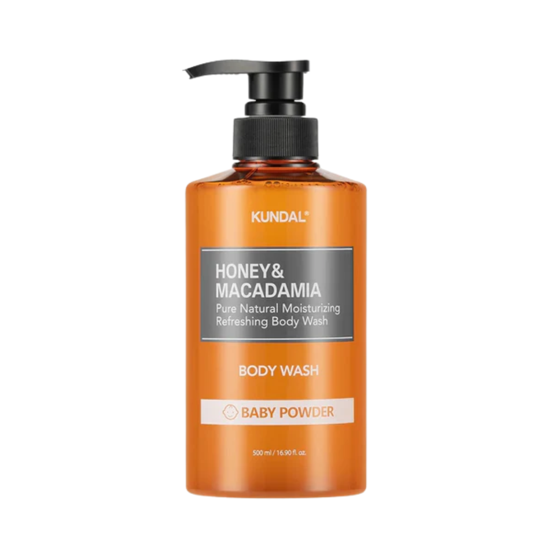 Honey & Macadamia Pure Body Wash - Baby Powder