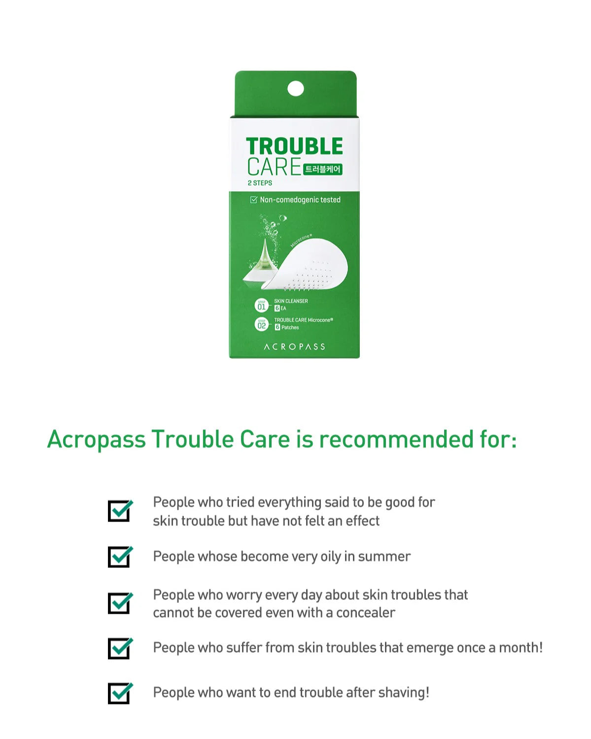 Trouble Care Microcone Patch