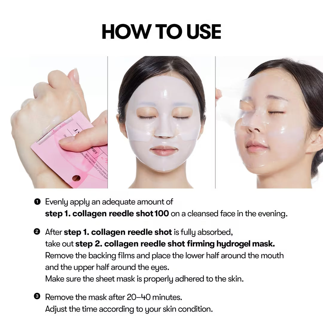 Collagen Reedle Shot 100 2-Step Hydrogel Mask