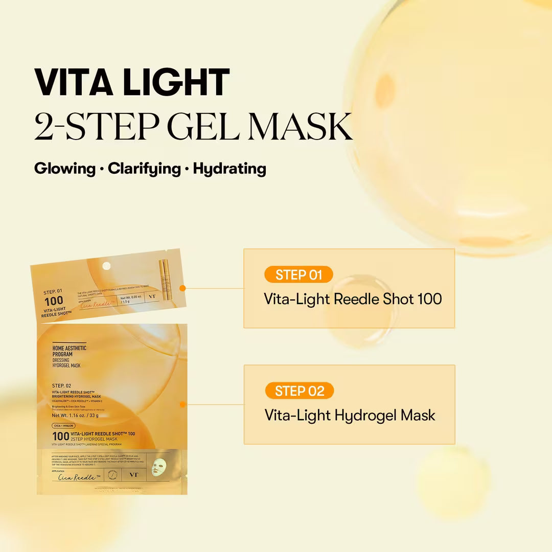 Vita-Light Reedle Shot 100 2-Step Hydrogel Mask