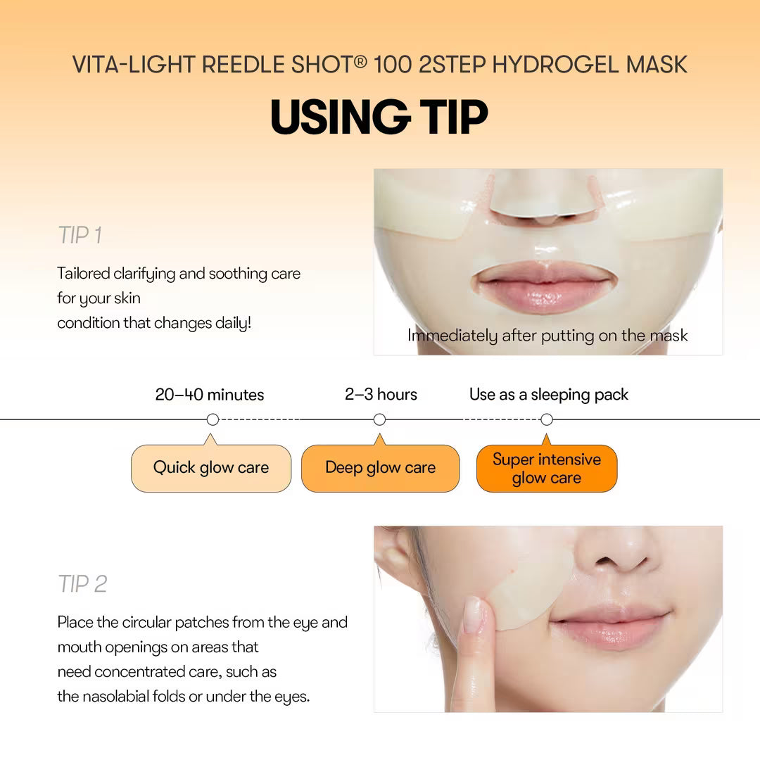 Vita-Light Reedle Shot 100 2-Step Hydrogel Mask