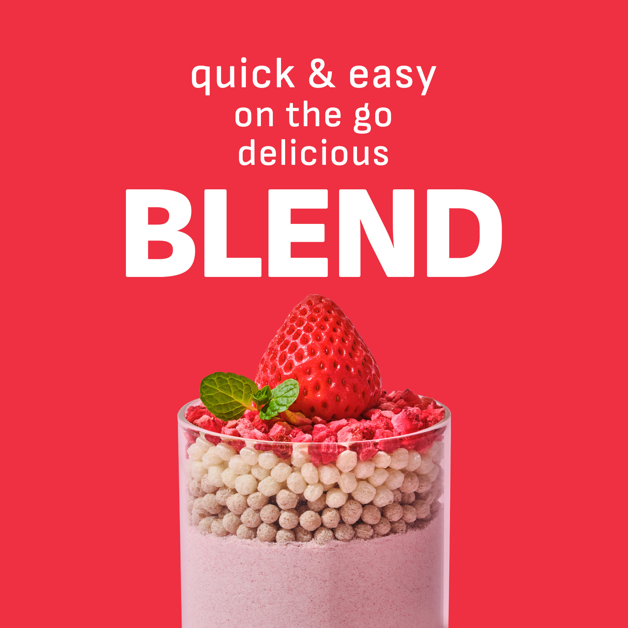 Strawberry Protein Shake Pouch