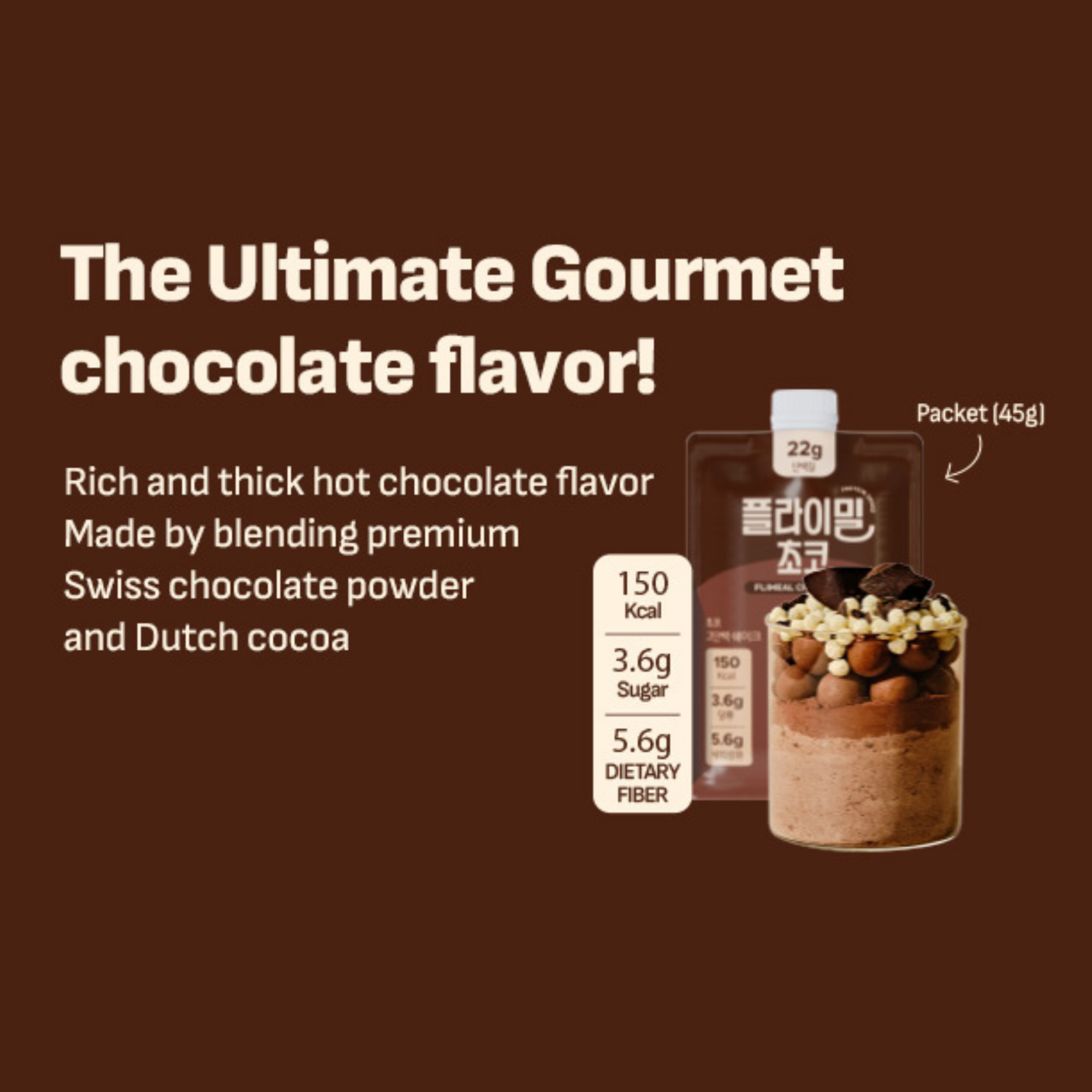 Chocolate Protein Shake Pouch
