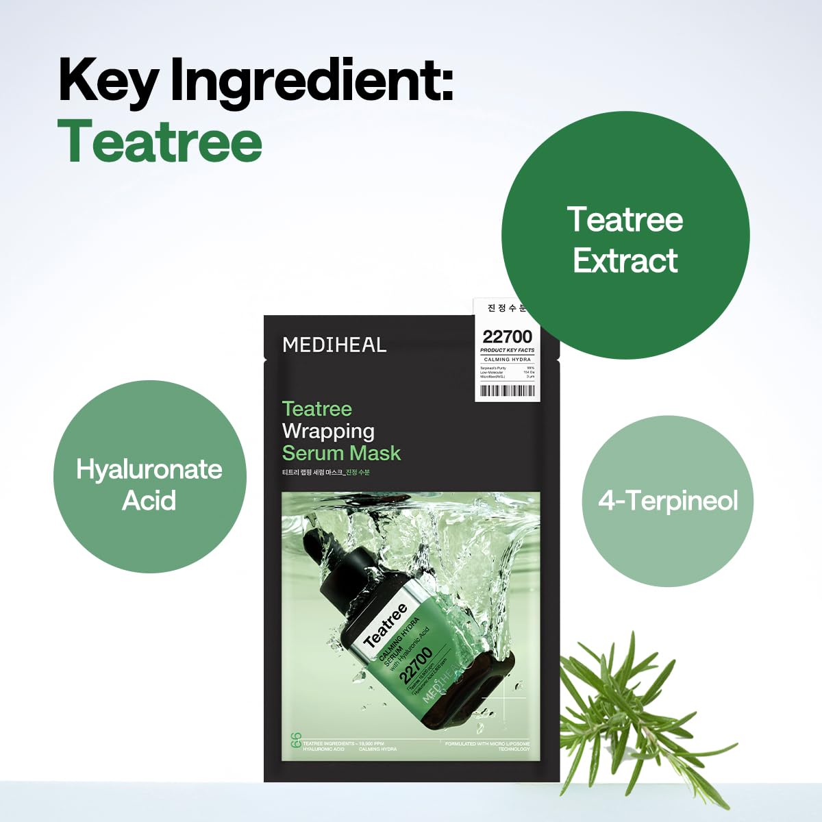 Teatree Wrapping Serum Mask Calming Hydra