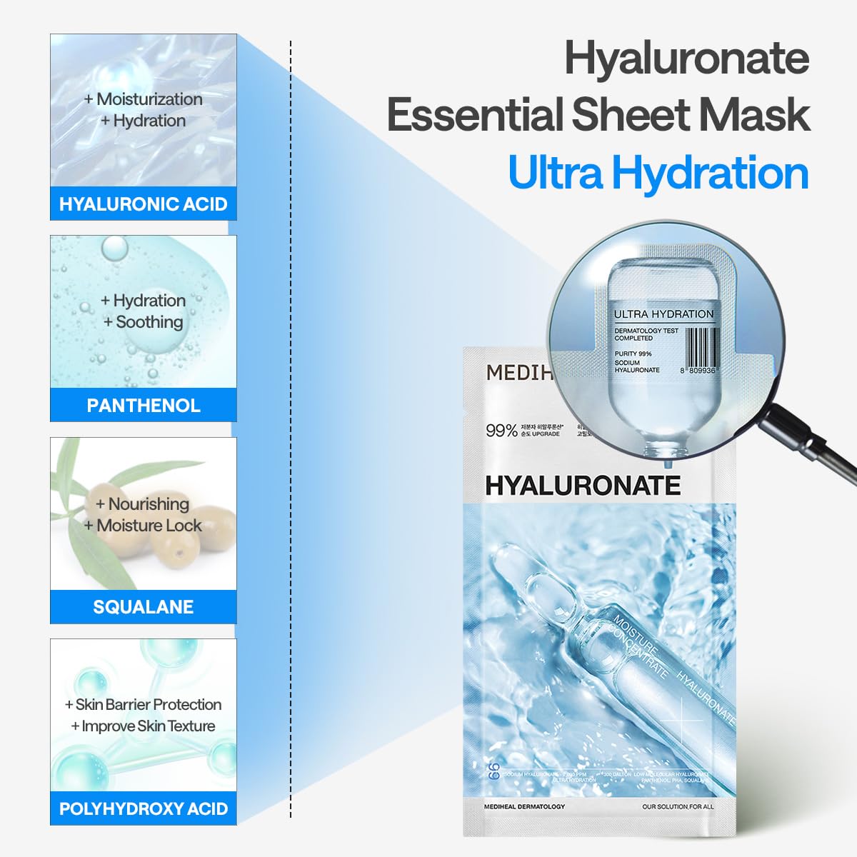 Hyaluronate Essential Mask Ultra Hydration
