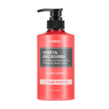 Honey & Macadamia Pure Body Lotion - Baby Powder