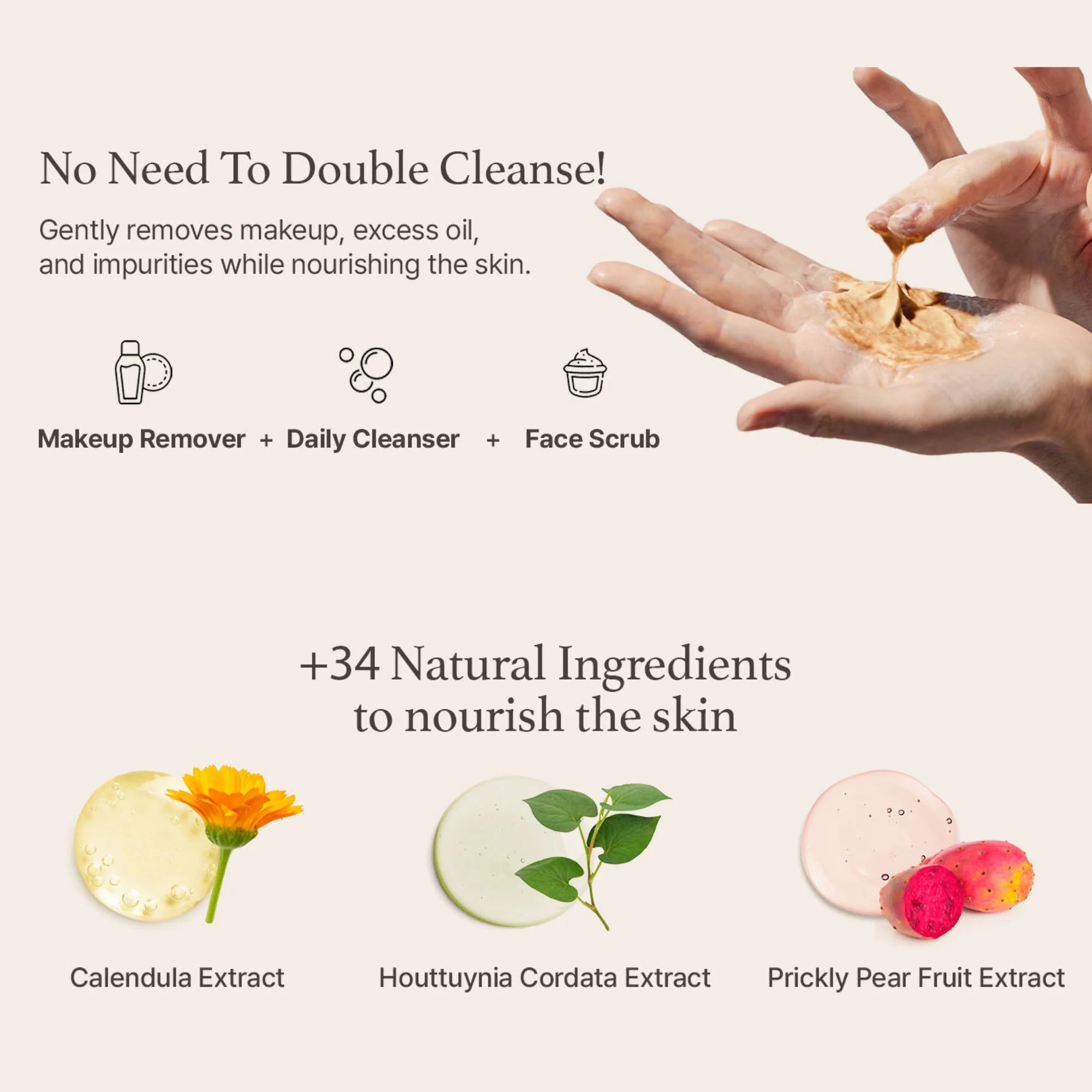 Calendula Rice Mochi Cleanser