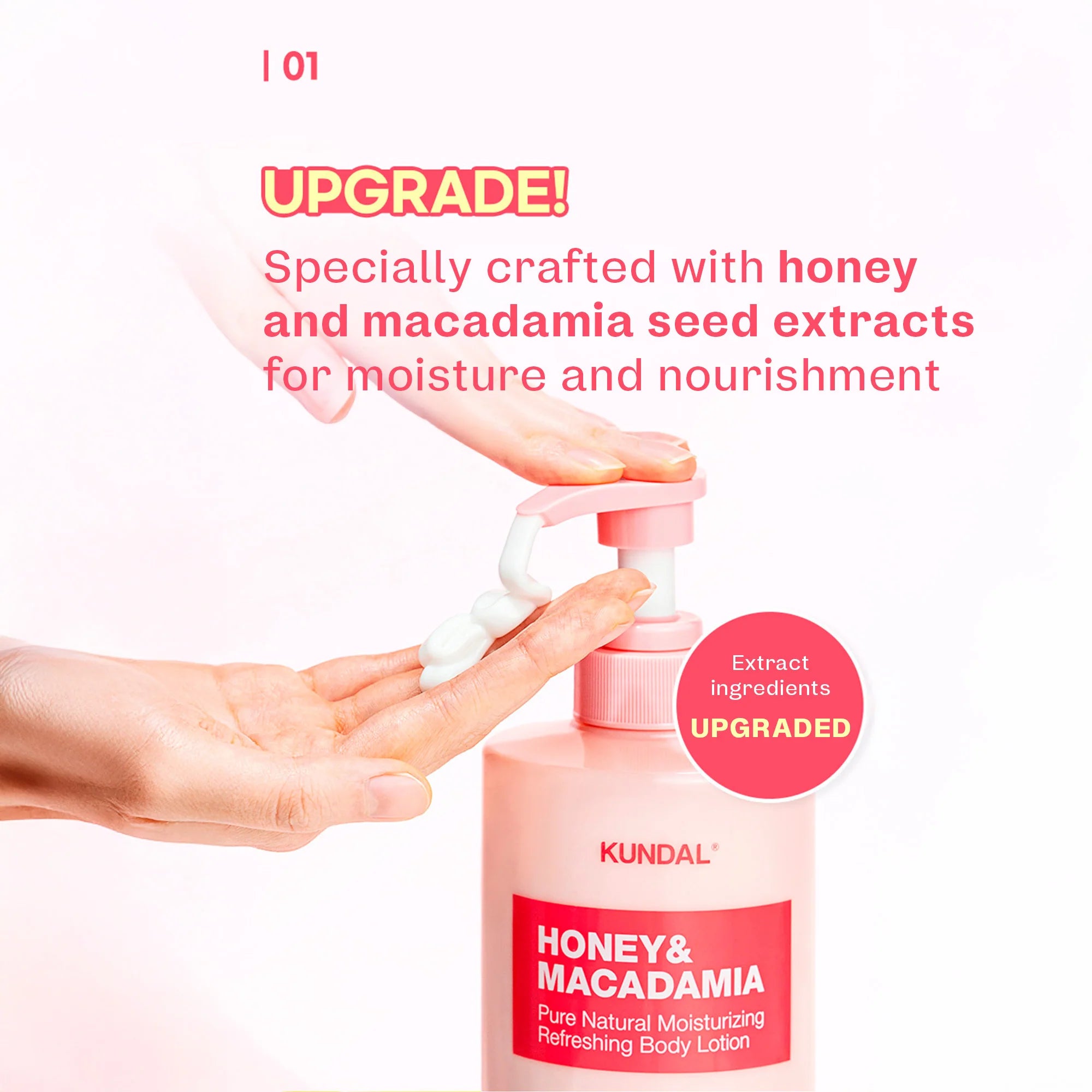 Honey & Macadamia Pure Body Lotion - Baby Powder