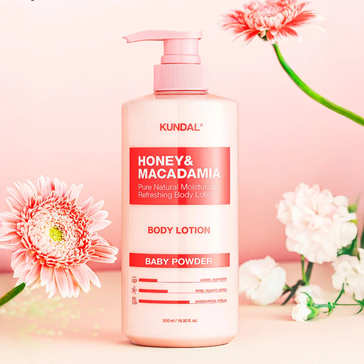 Honey & Macadamia Pure Body Lotion - Baby Powder