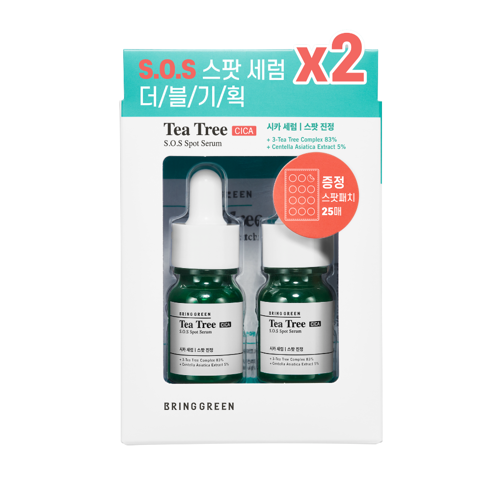 Tea Tree Cica S.O.S Spot Serum 13mL Double Set (+ Spot Patch)