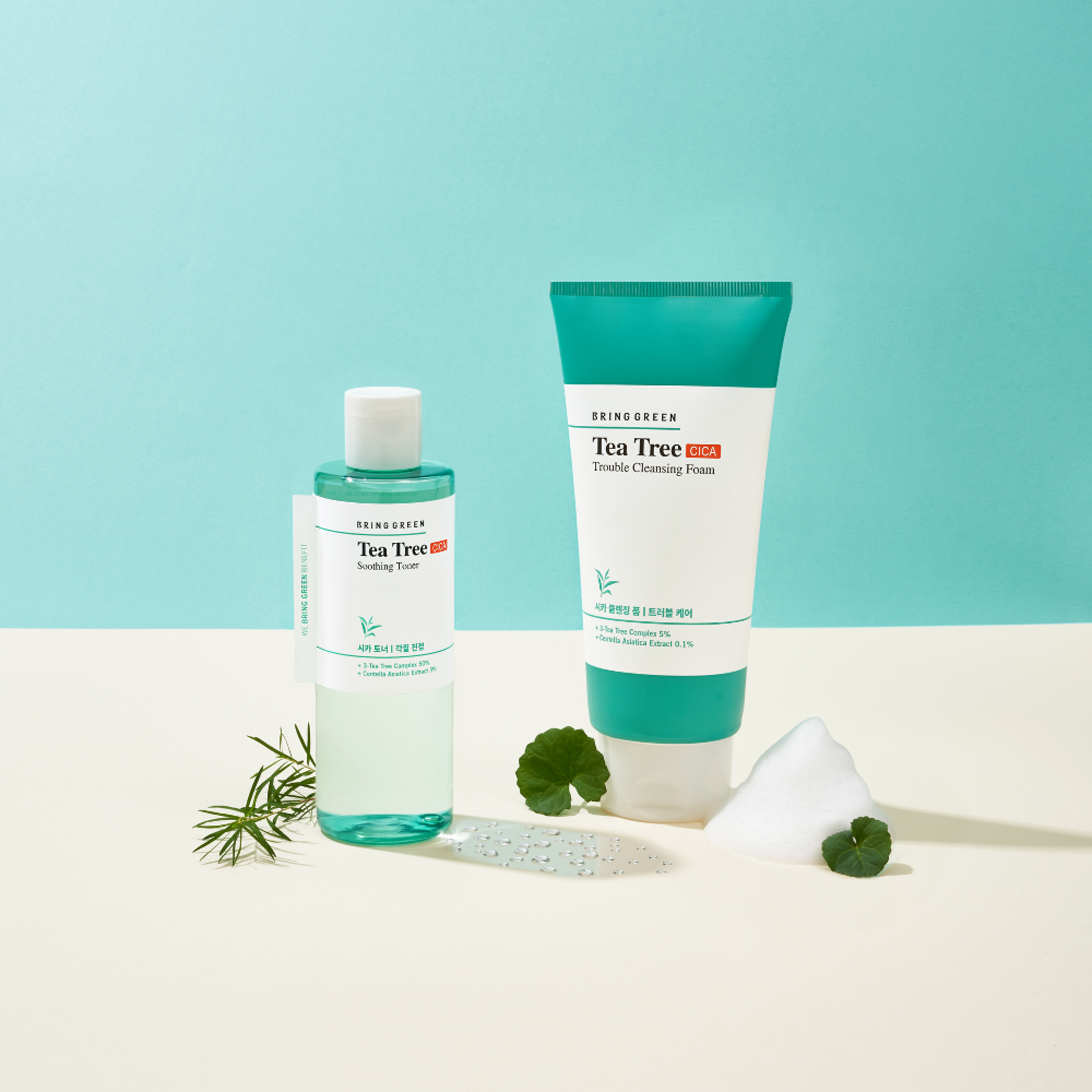 Tea Tree Cica Soothing Cream & Toner set